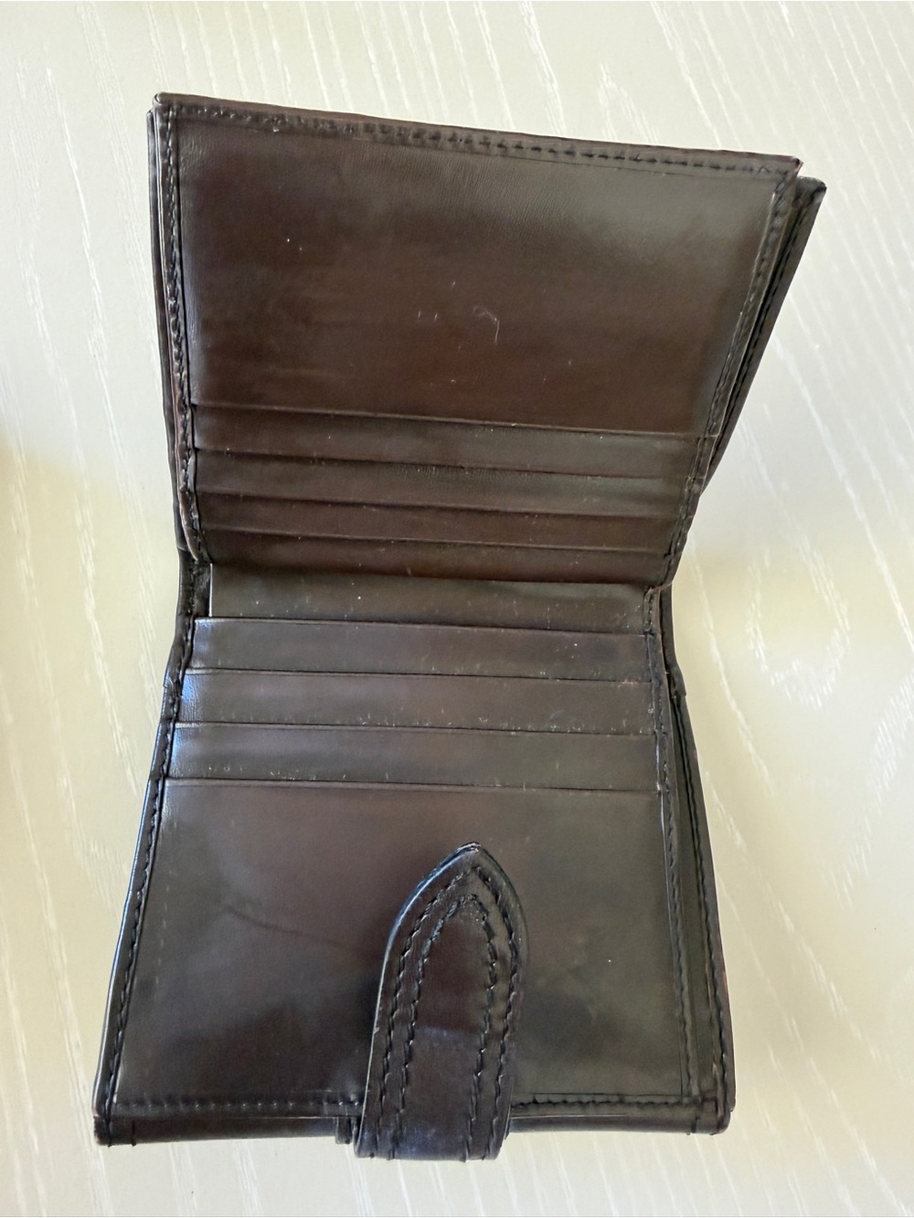 Authentic Burberry Nova Check Beige Brown Leather Wallet - Picture 3 of 7
